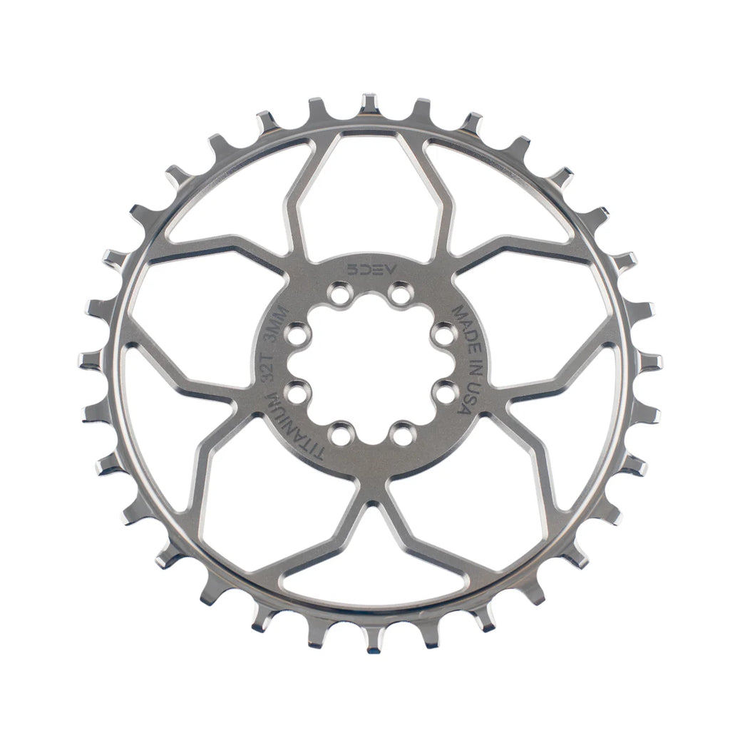 5DEV Titanium Chainring – RIDE BUDDY
